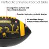 Xcello Sports Huddle Hero Mini Football 2-Pack w/Pump (Black/Yellow and Brown/White) view 4