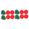 KONTONTY 2set Ice Hockey Pucks and Paddles for Air Hockey Tables Replacement Accessories for Game Rooms Includes Red Pucks and Blue for Indoor Play view 1