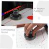 KONTONTY 2set Ice Hockey Pucks and Paddles for Air Hockey Tables Replacement Accessories for Game Rooms Includes Red Pucks and Blue for Indoor Play view 4