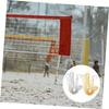 Gogogmee 4pcs Volleyball Net Measurement Chain Accurate Height Measurement Tool for Referees Lightweight and Portable Volleyball Net Setter Equipment for Outdoor Use view 3