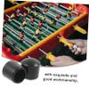 HONMEET Foosball Tip Plug PVC Material Foosball Machine Cap and Protective End Caps for Your Table view 3