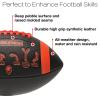 Xcello Sports Huddle Hero Mini Football 2-Pack w/Pump (Black/Red and Brown/White) view 4