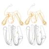 Parliky 4pcs Volleyball Net Measurement Chain Tool Durable Height Measuring Equipment for Referees Portable and Lightweight for Accurate Volleyball Net Height Measurement view 1