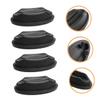 WOONEKY 4pcs Indoor Bike Trainer Stand Mat Front Wheel Pad Bike Front Wheel Mat Replacement Stable Cycling Exercise Light Weight view 4