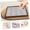SOESFOUFU Bracelet Holder Jewelry Display Tray Jewelry Storage for Retail Ring Tray for Girlfriend view 4