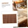 HOOTNEE Wooden Jewelry Storage Tray Multiple Decorative Phone Holder for Desk Versatile Organizer for Jewelry Makeup and Accessories for Home and Events view 2