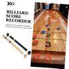 BRIGHTFUFU Wooden Shuffleboard Score Keeper Multi-Functional Scorekeeper Bars for Shuffleboard Table Football Sturdy and Score Markers view 3