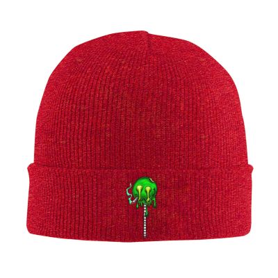 Cannabis Green Lollipop Beanie for Men Women Winter Knit Hats Cuffed Skull Cap Ski Hat