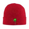 Cannabis Green Lollipop Beanie for Men Women Winter Knit Hats Cuffed Skull Cap Ski Hat view 1