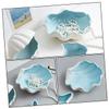 GALPADA Creative Ceramic Shell Jewelry Storage Tray for Rings and Necklaces Decorative Earring Display Organizer Home Decor Durable and Lightweight Design view 3