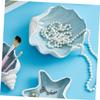 GALPADA Creative Ceramic Shell Jewelry Storage Tray for Rings and Necklaces Decorative Earring Display Organizer Home Decor Durable and Lightweight Design view 4