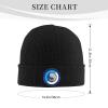 29th Infantry Division with Rifles Beanie for Men Women Winter Knit Hats Cuffed Skull Cap Ski Hat Black view 2