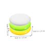 BESPORTBLE 6pcs Softball Training Discs Reusable Pitching Practice Tool for Accuracy Outdoor Training Sturdy Design for Beginners and Advanced Players view 2