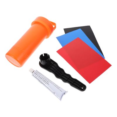 OUNONA 1set Paddle Board Repair Kit Multi-functional Inflatable Boat Patch Professional Air Valve for Easy Use and Complete Repair