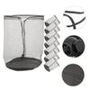 WOONEKY 8pcs Portable Mesh Cone Carrier Bags for Sports Training Lightweight Disc Storage Pouches Durable and Stylish Agility Cone Holders for Soccer Football Basketball view 2