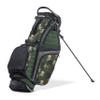 Bag Boy HB-14 Hybrid Golf Stand Bag, 14 Way Top with Full Length Individual Dividers, Lightweight, Removable Dual Shoulder Straps, 7 Pockets, Green/Skulls view 1