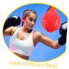BRIGHTFUFU Reaction Training Boxing Ball Durable Pu Material Speed Ball for Reflex Training Stress Relief Home Use for Adults Hanging Design for Daily Boxing Practice view 3