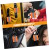Mipcase Reflective Keychain Tag Vest Reflective Hiking Gear Night Visibility 8 Pack view 3