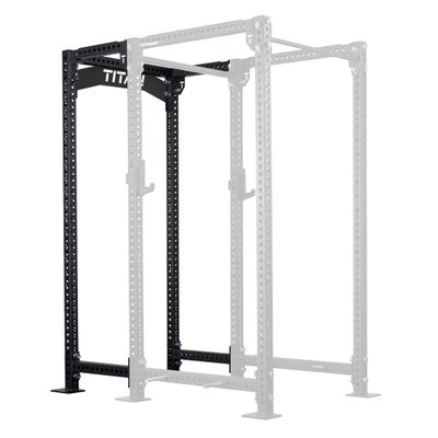 Titan Fitness Titan Series 100" Bolt-Down Black 24" Power Rack Extension Kit, Rackable 2000 LB Capacity, Crossmember Nameplate, Weightlifting and Strength Training