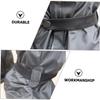 AOKWAWALIY 1pair Non-slip Shoe Covers Zipper Design Reusable and Overshoes for Rain Protection view 2