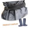 AOKWAWALIY 1pair Non-slip Shoe Covers Zipper Design Reusable and Overshoes for Rain Protection view 4