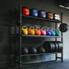 Titan Fitness Elite Series Mass Storage System for Bumper Plate Medicine Ball Storage (3 Tier 73"/70" Shelf Length/No Wheels) view 2
