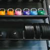 Titan Fitness Elite Series Mass Storage System for Bumper Plate Medicine Ball Storage (3 Tier 73"/70" Shelf Length/No Wheels) view 4