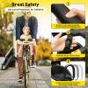 HWBWE Bike Seat, Front Mount Seat, Portable Retractable Foldable Height-Adjustable Front Mounted Child Bike Seat for All Types of Bicycles view 4