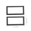 BESTYASH 2pcs Floating Storage Box Display Holders for Jewelry Accessories and Collectibles Compact Lightweight Versatile Storage for Home and Travel view 2