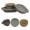 BRIGHTFUFU Portable Picnic Dinnerware Camping Plates Bowls Lightweight Camping Bowl for Hiking BBQ Outdoor view 2