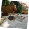 BRIGHTFUFU Portable Picnic Dinnerware Camping Plates Bowls Lightweight Camping Bowl for Hiking BBQ Outdoor view 3