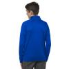 Little King NCAA Youth Boys 1/4 Zip Pullover Wind Shirt-Kansas-Royal-Youth Large view 2