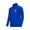 Little King NCAA Youth Boys 1/4 Zip Pullover Wind Shirt-Kansas-Royal-Youth Large view 3