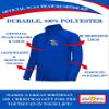 Little King NCAA Youth Boys 1/4 Zip Pullover Wind Shirt-Kansas-Royal-Youth Large view 4