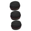 AOKWAWALIY 3 Pcs Storage Bag Travel Case Portable Storage Container Portable Jewelry Organizer Protector Case Accessory Storage Bag Smartwatch Black Woven Cloth view 1