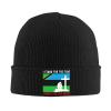 I Stand for The Zanzibar Flag and I Kneel for The Cross Beanie for Men Women Winter Knit Hats Cuffed Skull Cap Ski Hat Black