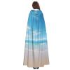 YKJJFVZ Beautiful View Of The Sea2 Print Rogue Cosplay Adult Halloween Witch Hooded Cloak Cape Unisex Costume For Horror Parties Masquerade view 4