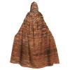 AKDODK Old Brick Wall Print Hooded Robe Cloak Halloween Cosplay Costumes For Adult Men Women Dark Party Capes view 1
