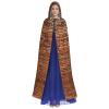 AKDODK Old Brick Wall Print Hooded Robe Cloak Halloween Cosplay Costumes For Adult Men Women Dark Party Capes view 2