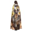 YKJJFVZ Koala Print Rogue Cosplay Adult Halloween Witch Hooded Cloak Cape Unisex Costume For Horror Parties Masquerade view 4