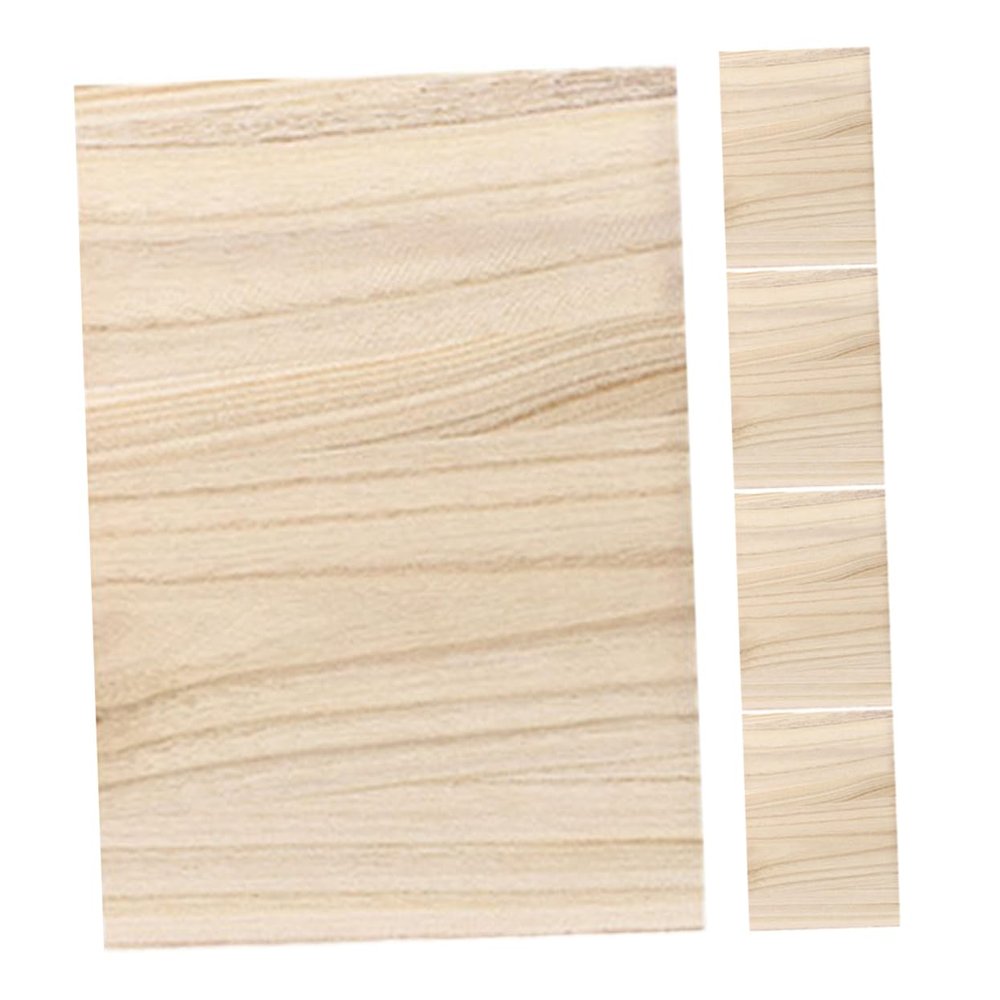 Happyyami 5pcs Wooden Breaking Board Karate Taekwondo Board Punching Handles Martial Arts Equipment
