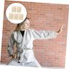 Happyyami 5pcs Wooden Breaking Board Karate Taekwondo Board Punching Handles Martial Arts Equipment view 3