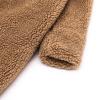 Toddler Girl Faux  Teddy Long Coat Kids Windproof Thick Fleece Jacket Baby Infant Winter Warm (Khaki, 4-5 Years) view 2