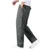 Aymnlox Men's Baggy Jogger Cargo Pants Straight Fit Wide Leg Cotton Trousers Workout Athletic Sweatpants with Multi Pockets Men Army Green XL view 1