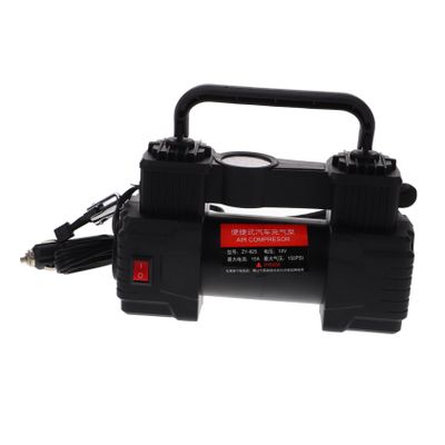 Beatifufu Compact Car Air Pump Portable Air Compressor Inflator Tire Inflator for Car Tires Balls