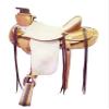 BNB International Handmade Wade Tree A Fork Roping Ranch Work Premium Western Saddles for Horses Leather Equestrian Trail Horse Saddles Tack Size: 10"-18" inches Seat Available MO229 (12) view 1