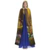 YKJJFVZ Sloth Music Print Rogue Cosplay Adult Halloween Witch Hooded Cloak Cape Unisex Costume For Horror Parties Masquerade view 2