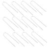 OUNONA 12pcs U-Shaped Lawn Staples Garden Fabric Stakes for Securely Fastening Tents Trampolines and Landscape Fabric Windy Conditions Heavy Duty and Easy to Install view 1