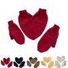 XESUIOVT Funny Holding Hands Gloves, Couples Warm Gloves 2 Person Mittens,Winter Knitted Warm Gloves with Hand Holding Design (Red,One Size) view 1