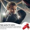 Boxing Training Gloves - Grappling & Sparring Training Gloves, Shock Absorbing Injury Protection Gloves | Adjustable Half Finger Gloves Wrist Wraps Support for Kickboxing Cage Fighting Punching Bag view 2